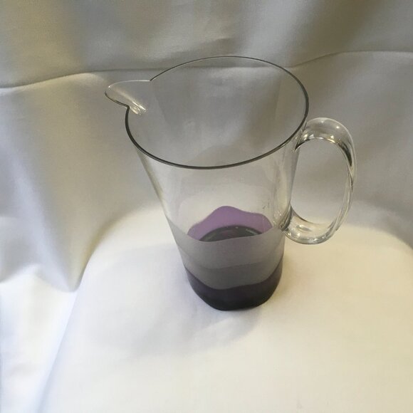 Vintage Tupperware Acrylic Sheerly Elegant Pitcher Jewel Tone RV Patio Camping - Picture 4 of 5